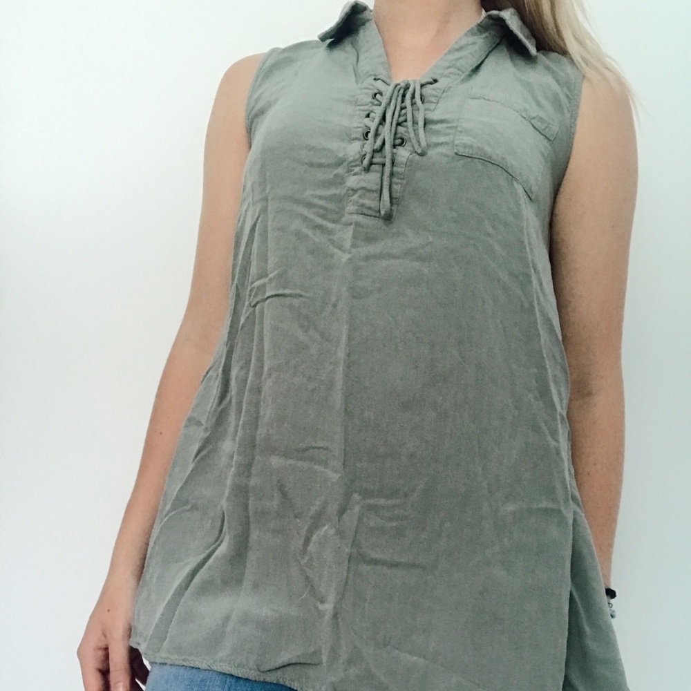 Lace Up Top